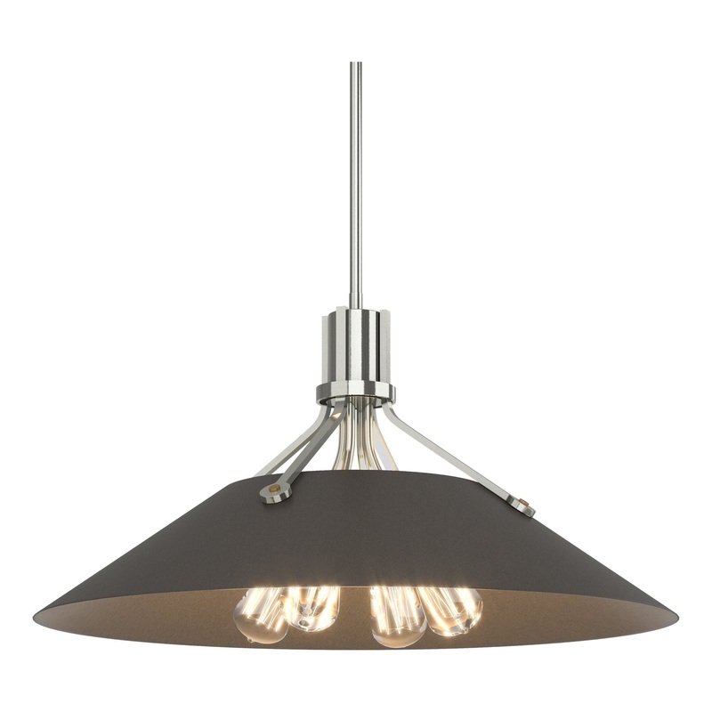 Henry Pendant Sterling Dark Smoke
