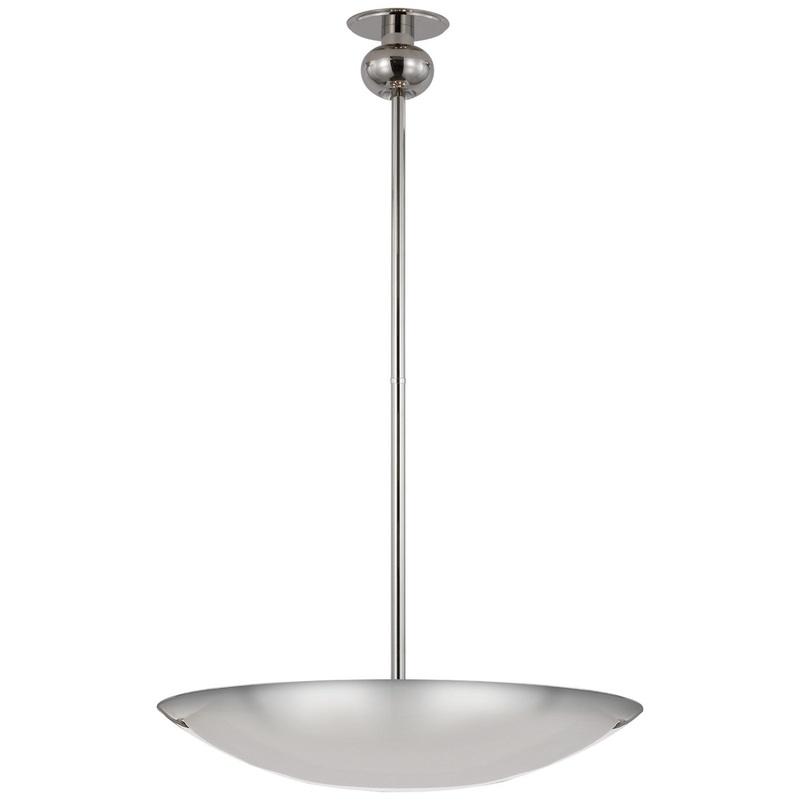 LED Chandelier from the Comtesse Collection in Polished Nickel Finish by Visual Comfort Signature