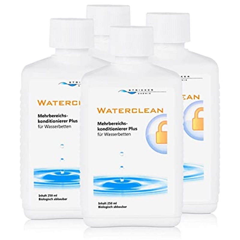 Letto ad acqua della konditionierer pacchetto risparmio: 4X 250ML vinilica per materassi ad acqua