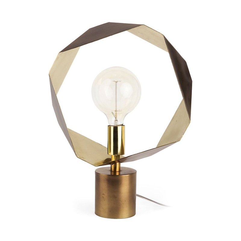 Shamir Table Lamp Gold Metal