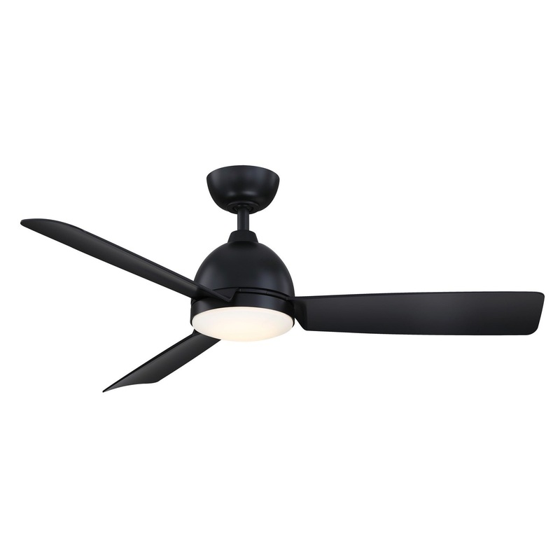52″Ceiling Fan from the Starboard L Collection in Black Finish by Fanimation