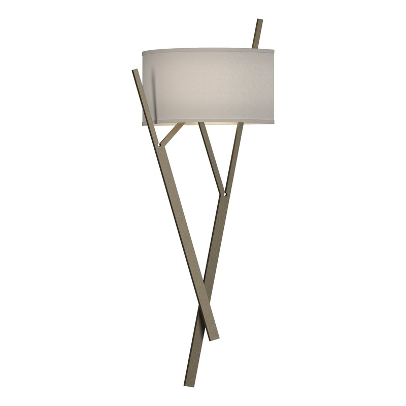 Arbo Sconce Soft Gold Flax Shade (SE)