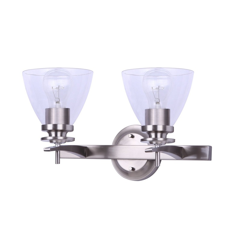 Canarm IVL256A02BN-RG Ivl256A02Bn-Rg Two Light Vanity Brushed Nickel