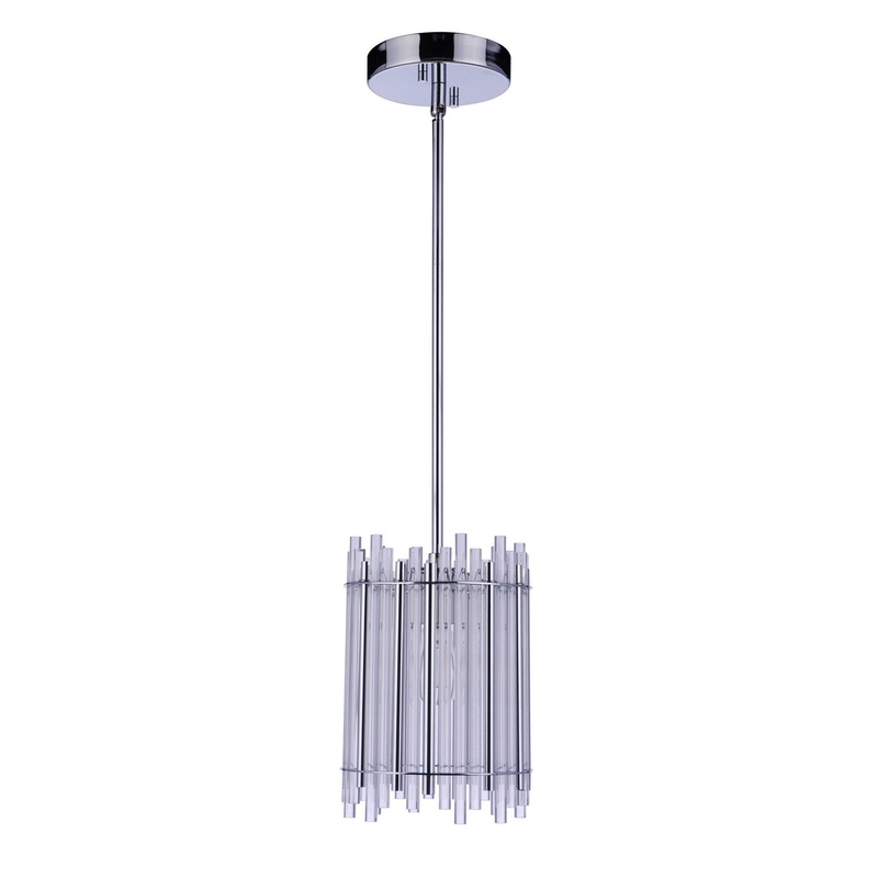 Craftmade 59291-CH Reveal One Light Pendant Chrome
