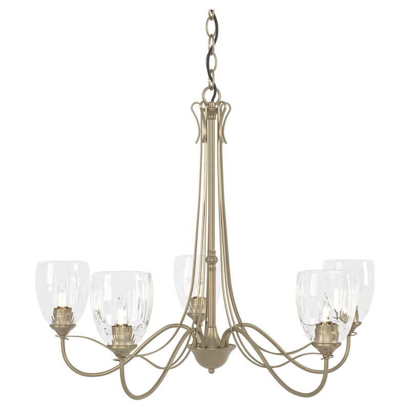 Trellis 5-Arm Chandelier Soft Gold