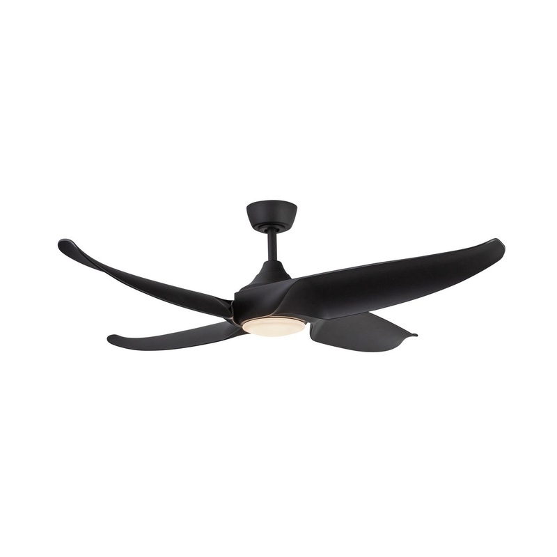 56″Ceiling Fan from the Coronado Collection in Matte Black Finish by Kuzco Lighting