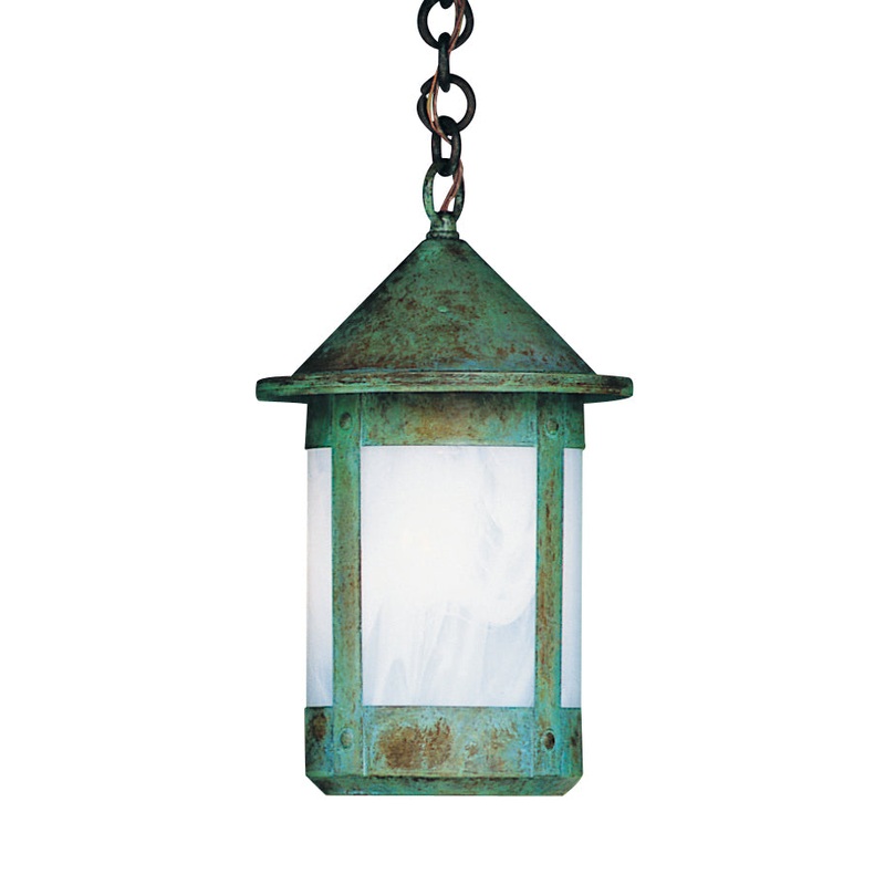 Arroyo BH-7WO-VP Berkeley One Light Pendant Verdigris Patina