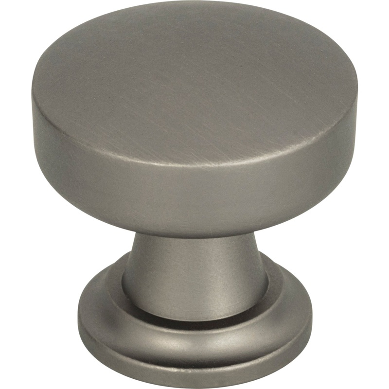 Atlas Homewares Browning Round Knob 1 1/4 Inch Slate