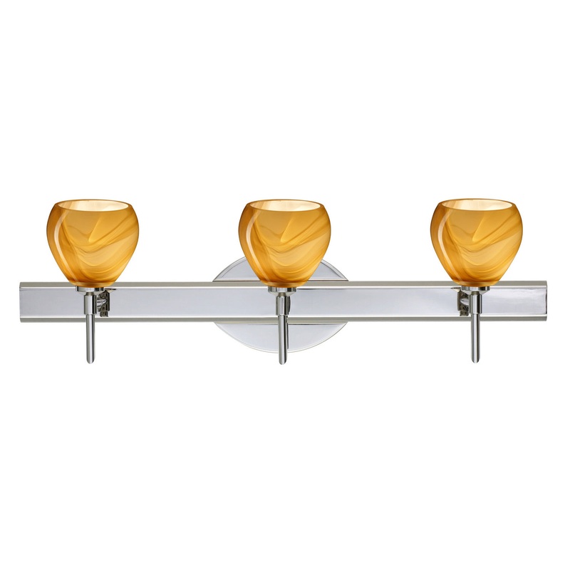 Besa 3SW-5605HN-CR Tay Tay Three Light Wall Sconce Chrome (Discontinued)