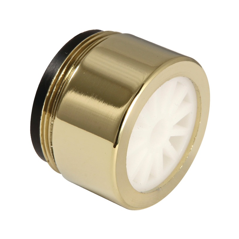 Cal Green KSSA2362 Stream Shaper, Male Thread, Polished Brass