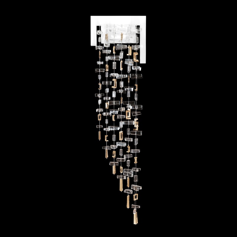 Capri 35.5″H RSF Sconce White Gloss