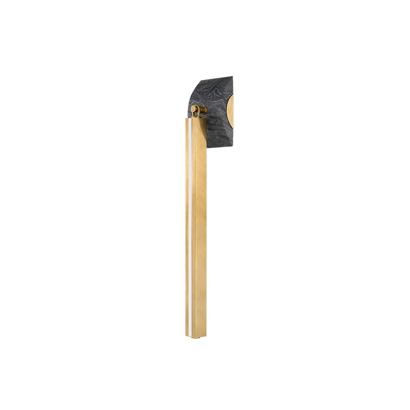Corbett Lighting 478-01-VB Silja LED Wall Sconce Vintage Brass