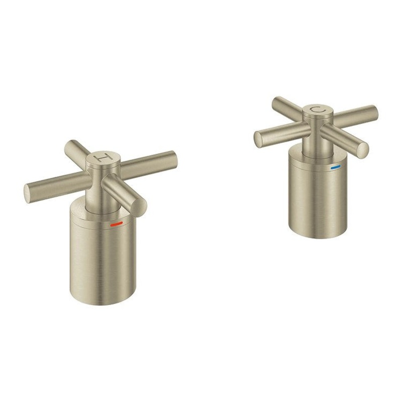 Handle 2 Cross Brushed Nickel for Tub Filler