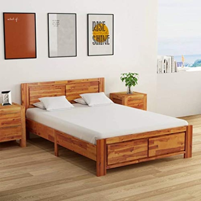 SKM Giroletto in Legno Massello Acacia 140×200 cm