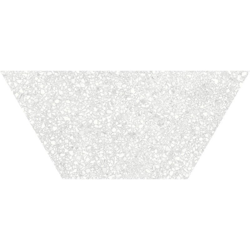 10″ x 24″ Station Pearl Porcelain Half Hexagon Tile 64-002