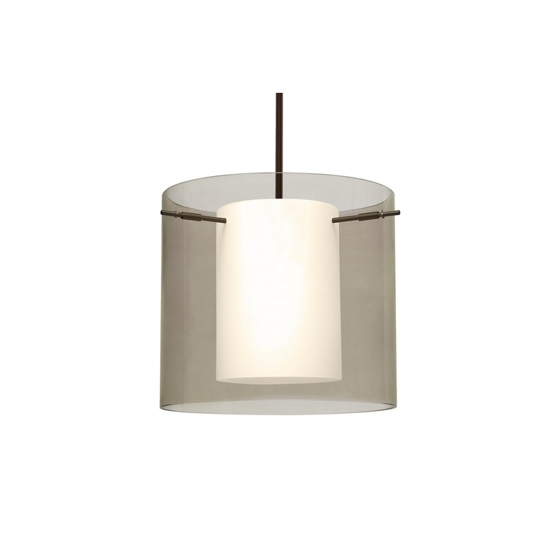 Besa 1TT-S18407-BR Pahu One Light Pendant Bronze