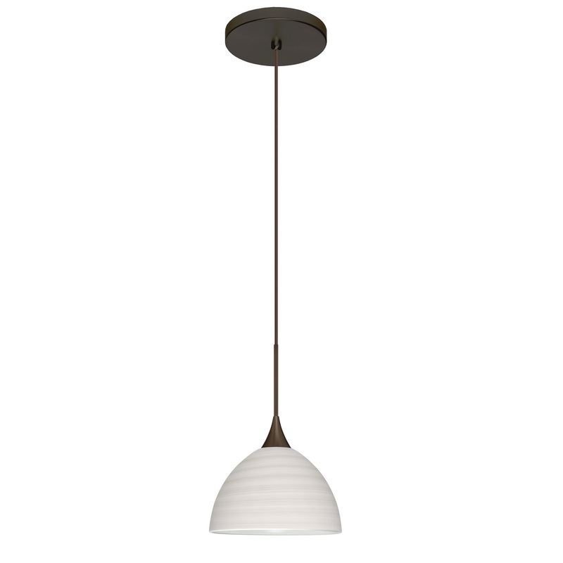 Besa 1XT-4679KR-LED-BR Brella One Light Pendant Bronze