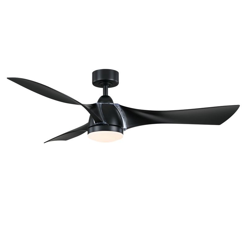 Fanimation FPD6858BL Klear 56″ Ceiling Fan Black