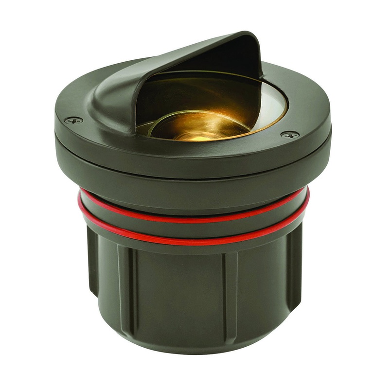 LED Well Light from the Shielded Well Light Collection in Bronze Finish by Hinkley