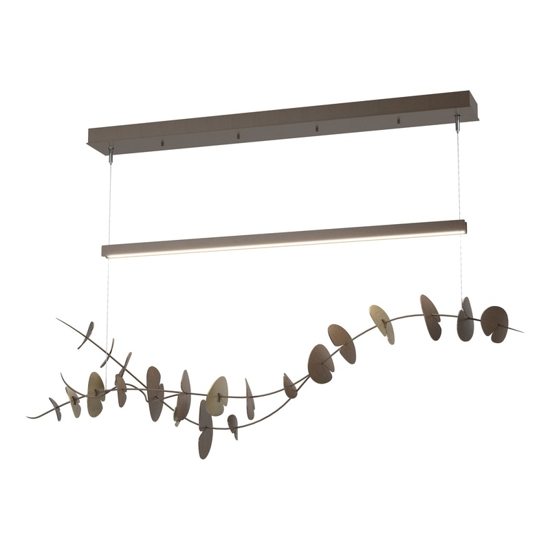 Lily LED Pendant Bronze Soft Gold