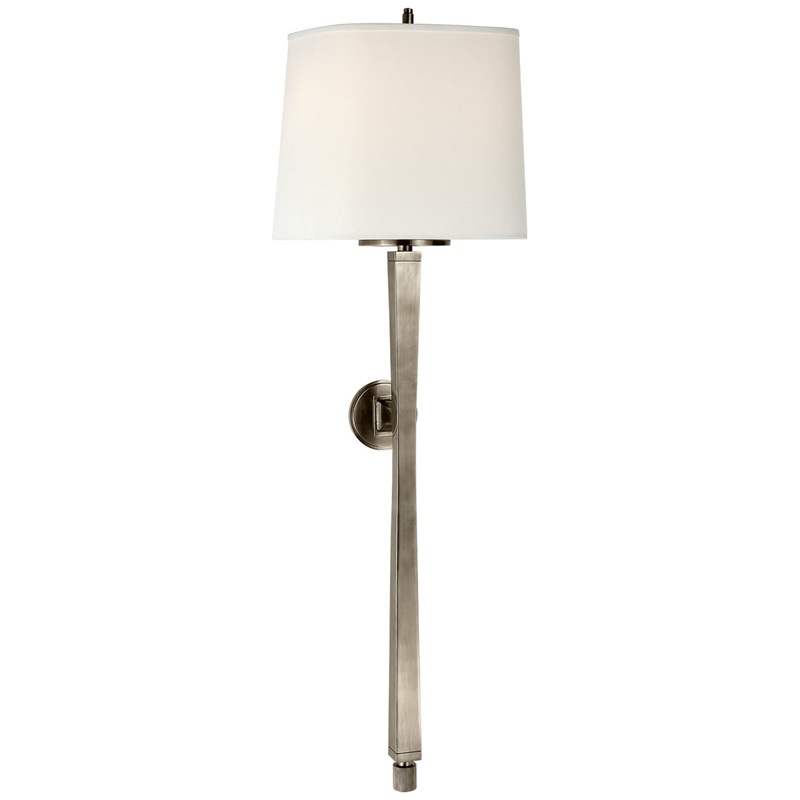 Two Light Wall Sconce from the Edie Collection in Antique Nickel Finish by Visual Comfort Signature