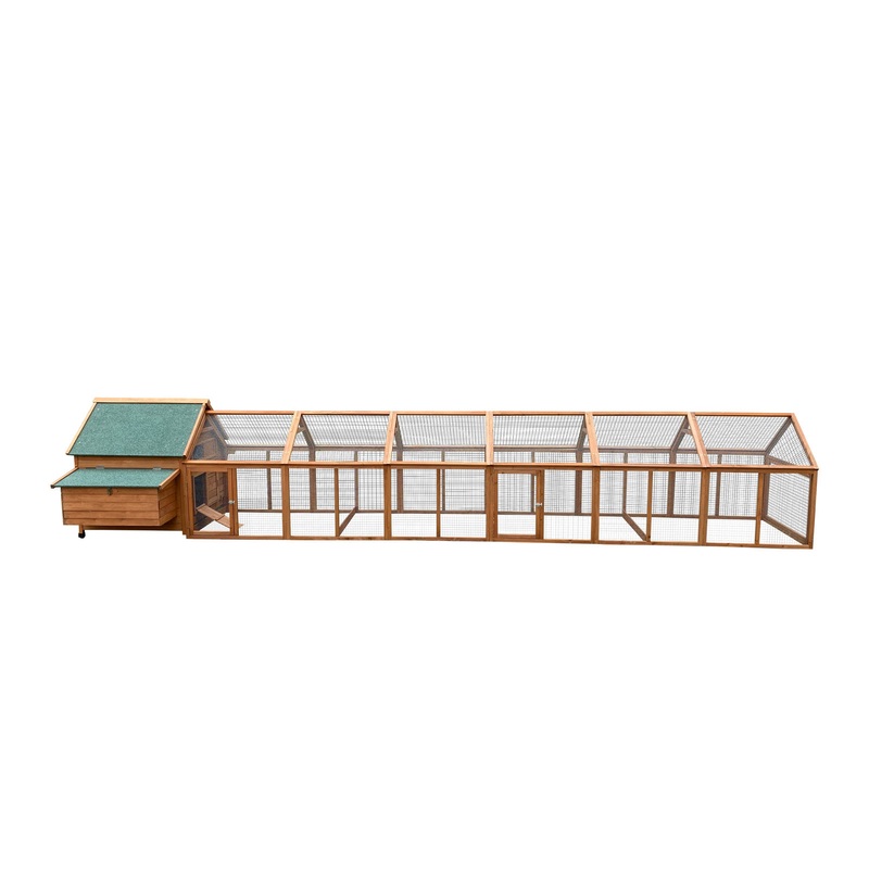 YES4PETS 6 M XXXL Chicken Coop Rabbit Hutch Ferret Cage Hen Chook Cat Kitten House With Run