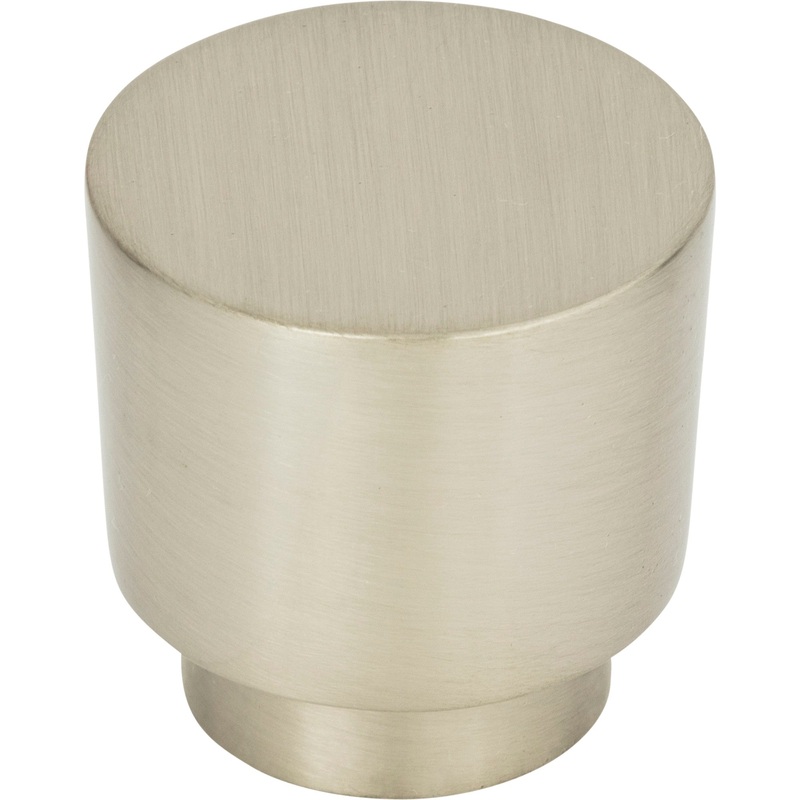 Atlas Homewares Tom Tom Knob 1 1/4 Inch Brushed Nickel