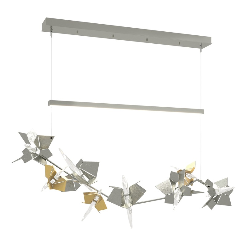 Belladonna LED Pendant Sterling Modern Brass