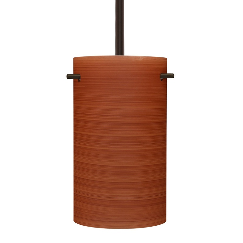 Besa 1TT-4005CH-LED-BR Besa Tamburo 5 Stem Pendant LED Pendant Bronze