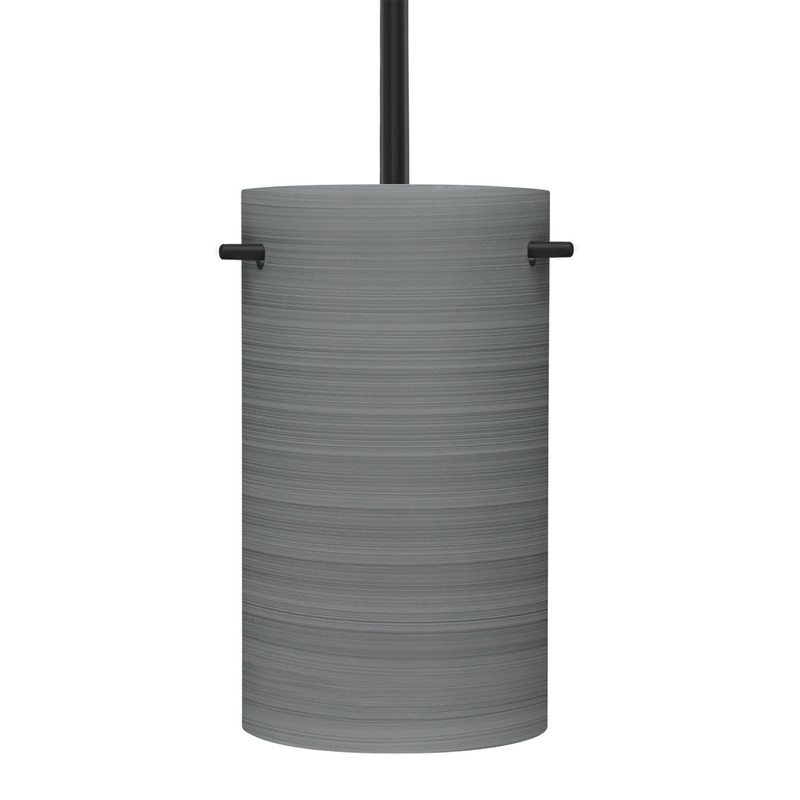 Besa 1TT-4005TN-BK Besa Tamburo 5 Stem Pendant One Light Pendant Black