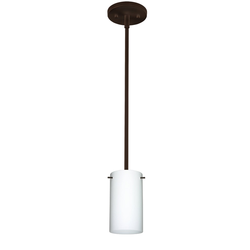 Besa 1TT-440407-BR Stilo One Light Pendant Bronze