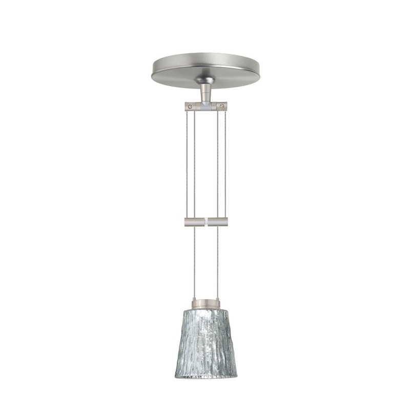 Besa 1XA-5125SF-SN Nico One Light Pendant Satin Nickel