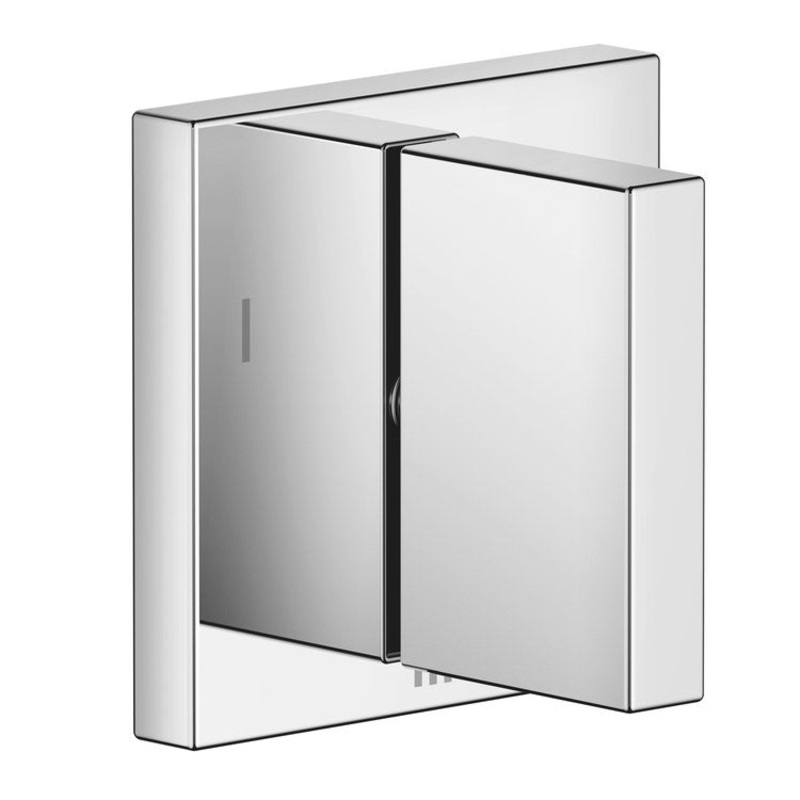 Diverter Trim MEM Wall Mount Concealed Three-Way with Shut-Off Function Chrome 1 Lever