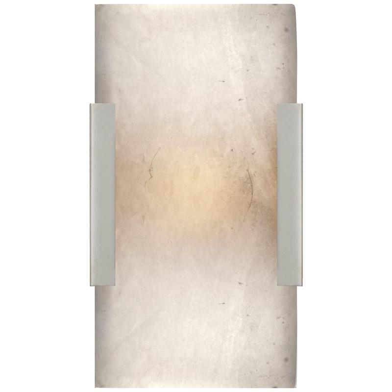 LED Bath Sconce from the Covet Collection in Polished Nickel Finish by Visual Comfort Signature