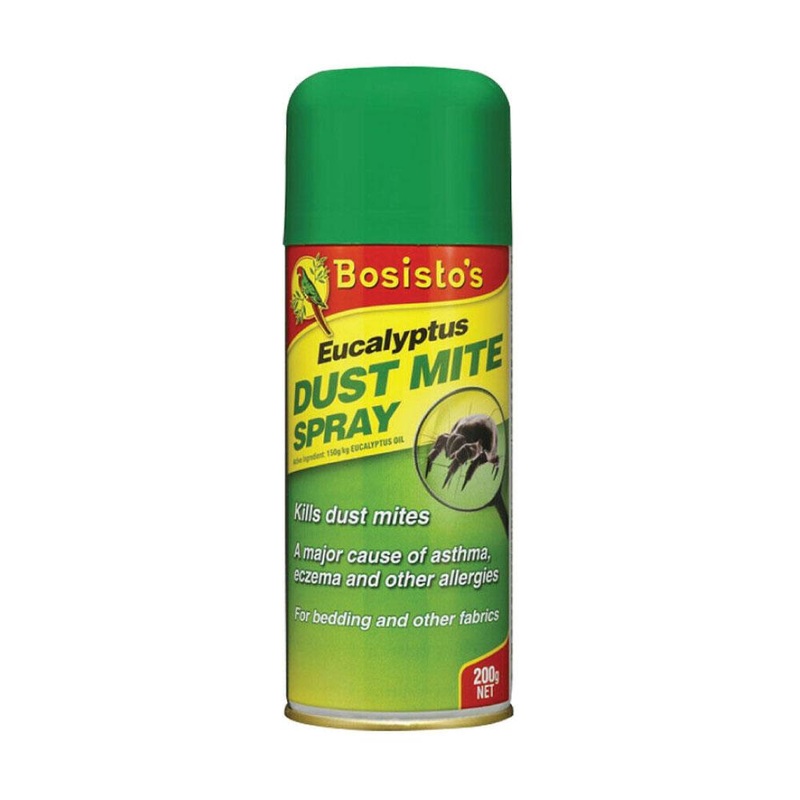 200g Dust Mite Spray Eucalyptus Bosisto’s Bedding Fabric Mattress Carpet Pillows