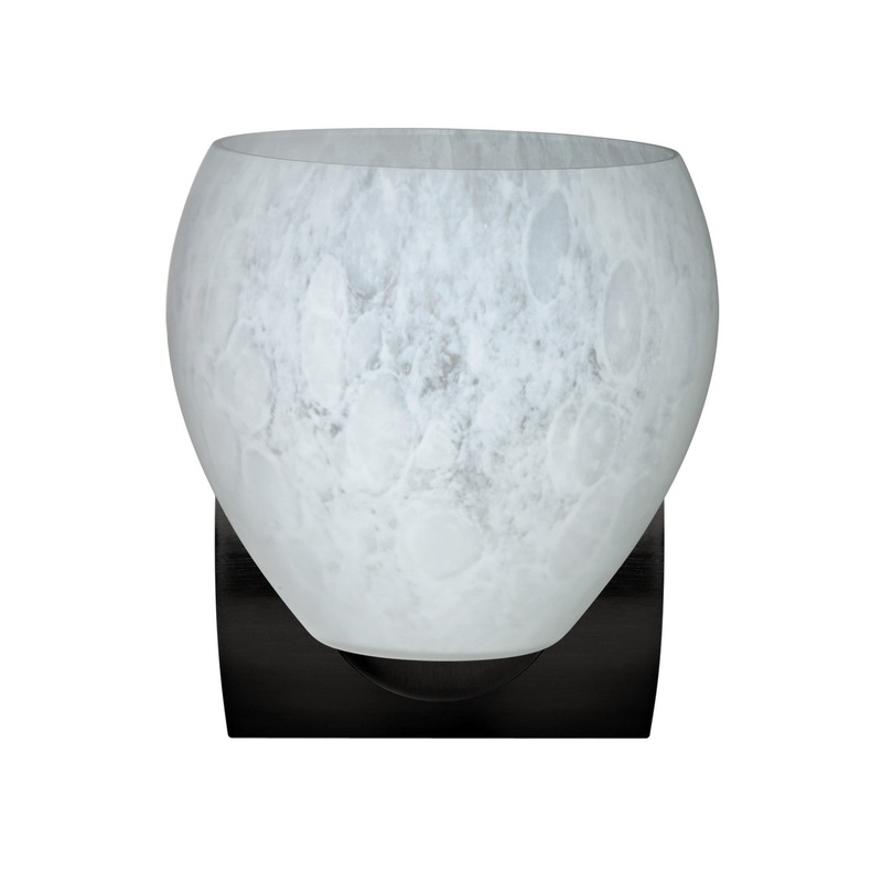 Besa 1WZ-412219-BK Besa Bolla Mini Sconce One Light Wall Sconce Black