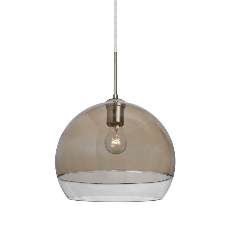 Besa J-ALLY12SM-SN Ally One Light Pendant Satin Nickel