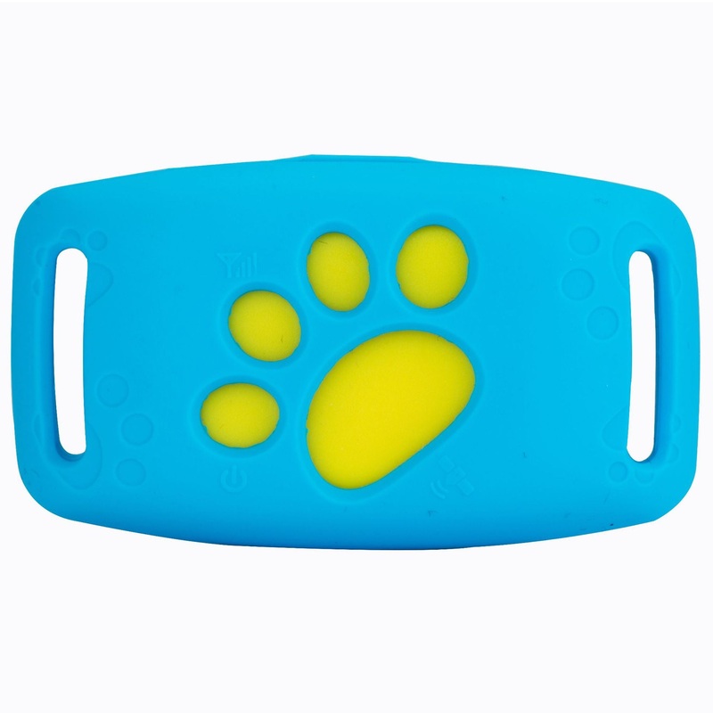 Blue Real-Time Pet GPS Tracker Locator – Magnetic Charging, Multi-Mode Positioning for Dogs & Cats