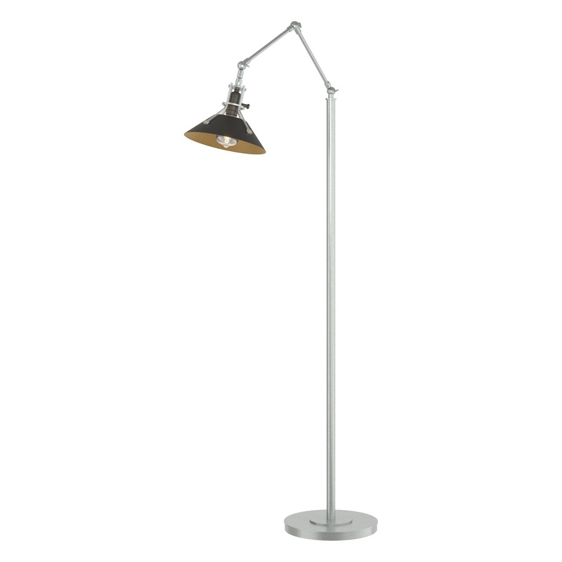 Henry Floor Lamp Vintage Platinum Black