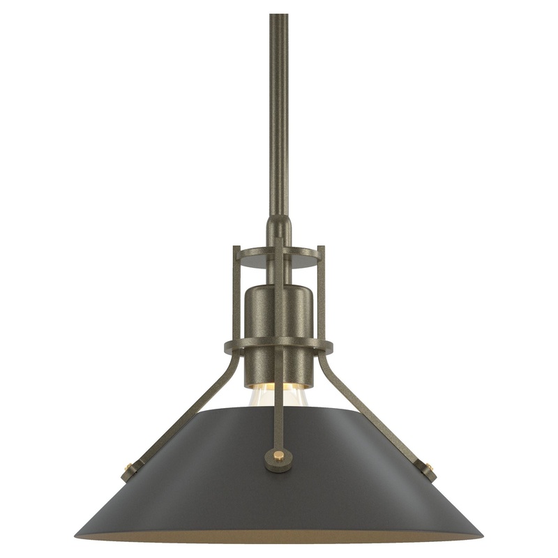 Henry Mini Pendant Soft Gold Dark Smoke