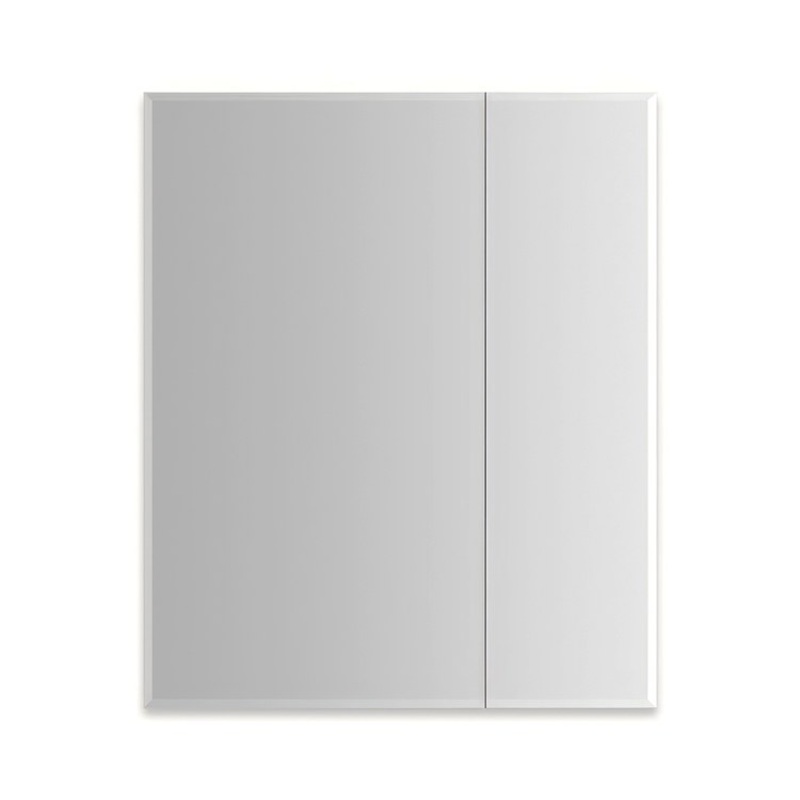 Medicine Cabinet M Series Reserve 30 x 36 x 4 Inch 2 Doors Mirrored Slow Closing Left Beveled Edge/Electric/Interior Light