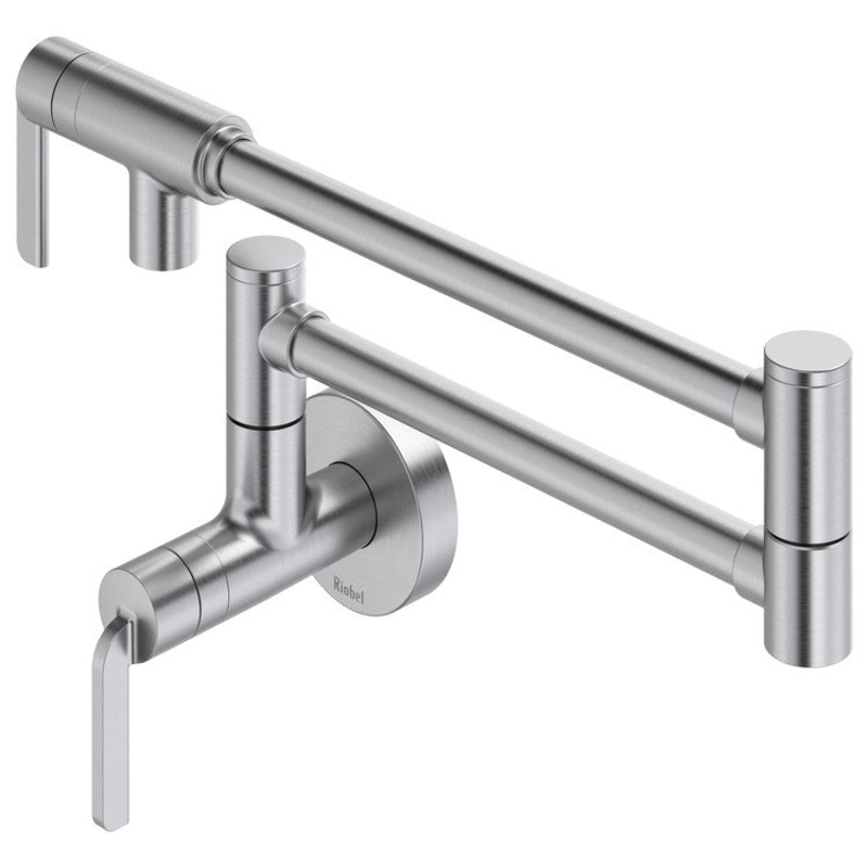 Pot Filler Authentica 1 Lever ADA Stainless Steel 1 Hole Wall Mount 5.5 Gallons per Minute