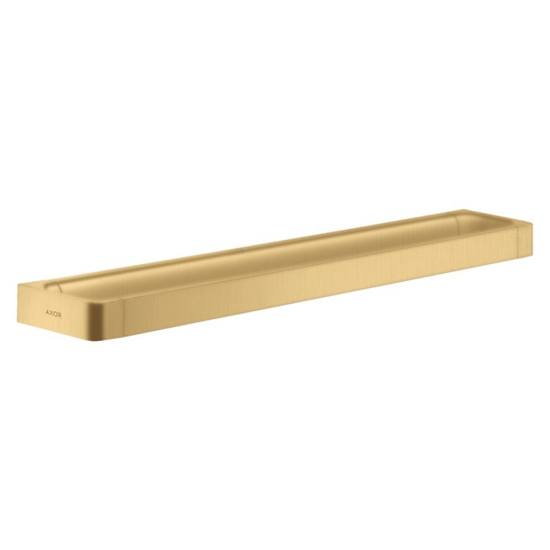 Towel Bar Universal SoftSquare 24 Inch Rail Brushed Gold Optic Metal