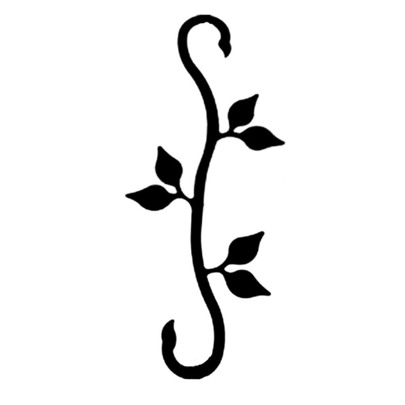 Village Wrought Iron SH-D-76 Leaf S Hook