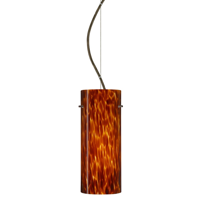 Besa 1KX-412318-BR Stilo One Light Pendant Bronze