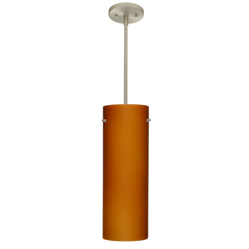 Besa 1TT-412880-LED-SN Tondo One Light Pendant Satin Nickel (Discontinued)
