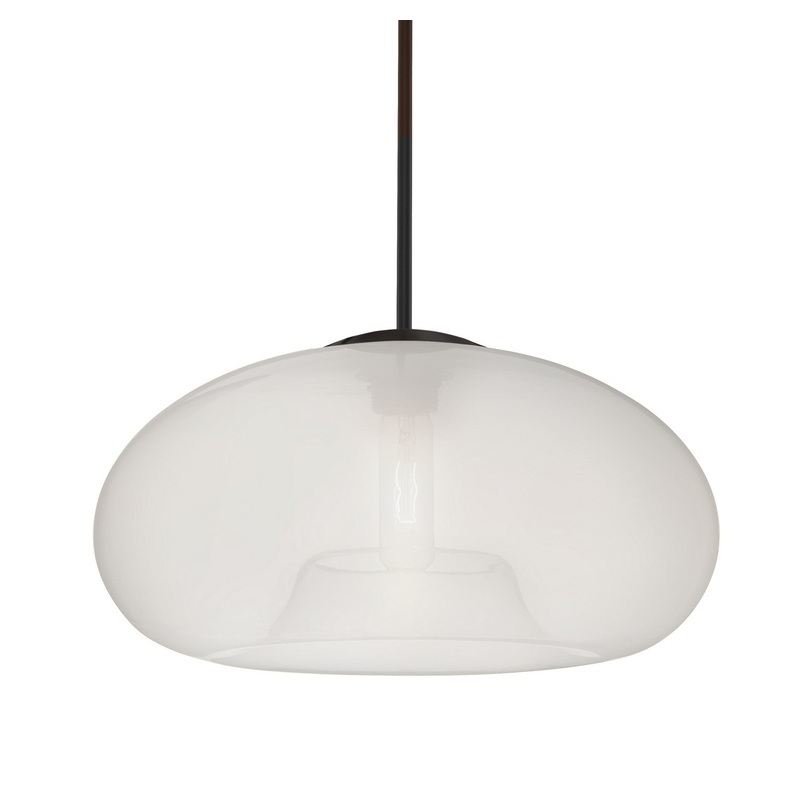 Besa 1TT-BANA15FR-BK Besa Bana 15 Pendant One Light Pendant Black