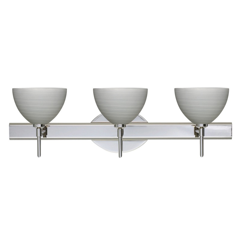 Besa 3SW-4679TN-CR Brella Three Light Wall Sconce Chrome (Discontinued)