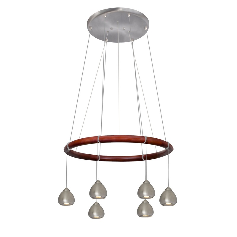 Besa CIRQUE-12V-LED-SN Cirque LED Pendant Satin Nickel