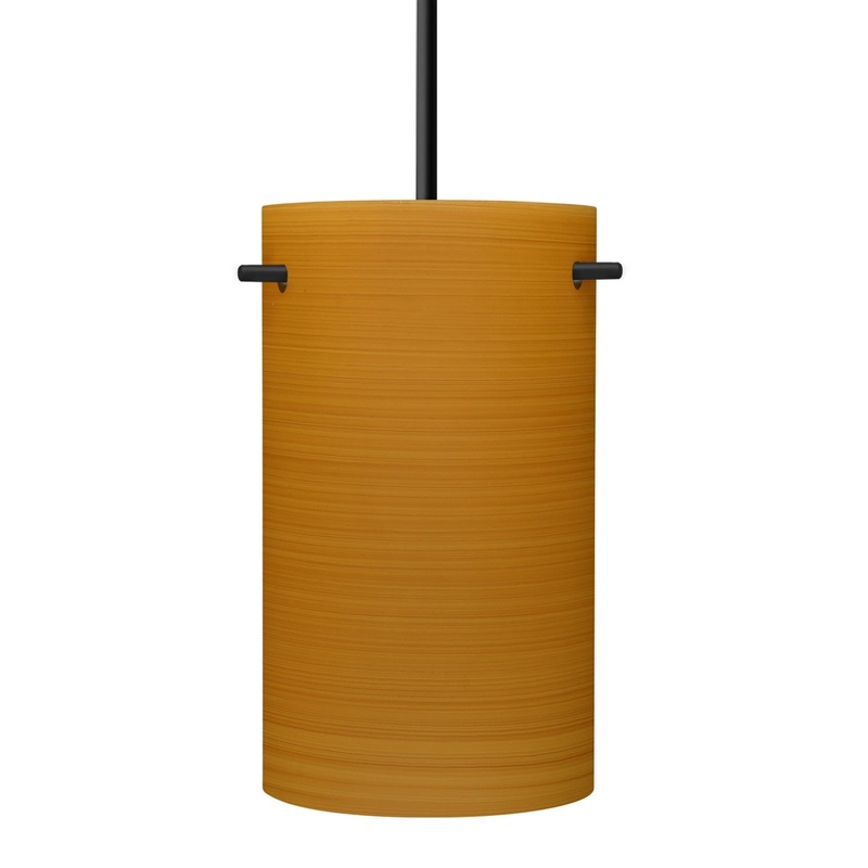 Besa J-4005OK-BK Besa Tamburo 5 Pendant One Light Pendant Black